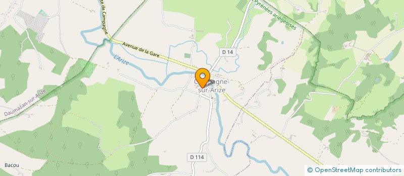 localisation de l'entreprise CLENOMIE à DAUMAZAN-SUR-ARIZE