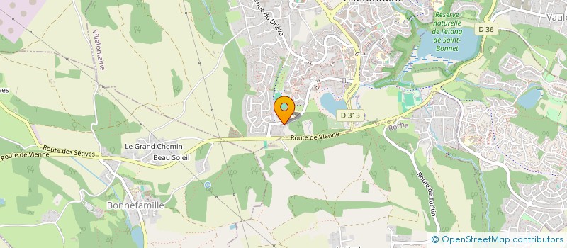 localisation de l'entreprise CLENT  VILLEFONTAINE