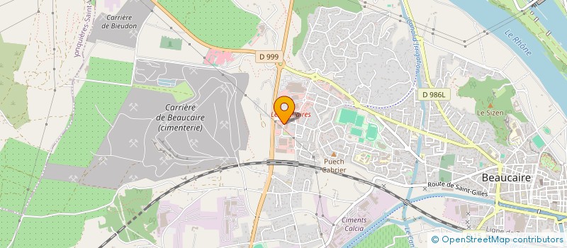 localisation de l'entreprise CLEO  BEAUCAIRE