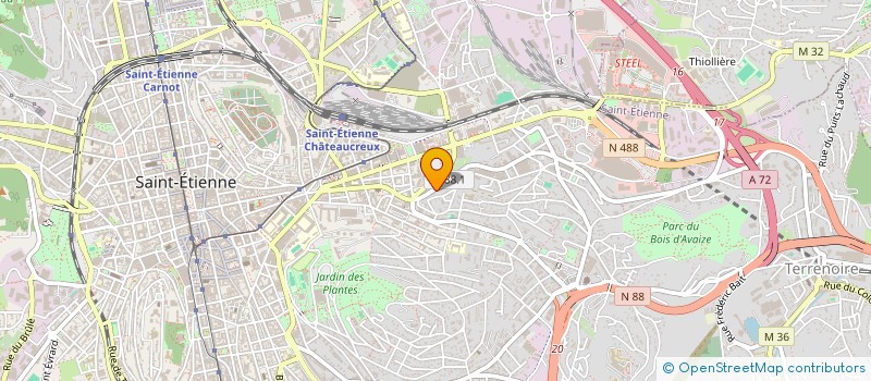 localisation de l'entreprise CLEO  SAINT-ETIENNE