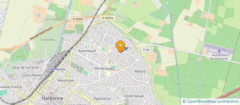 localisation de l'entreprise CLEO  NARBONNE