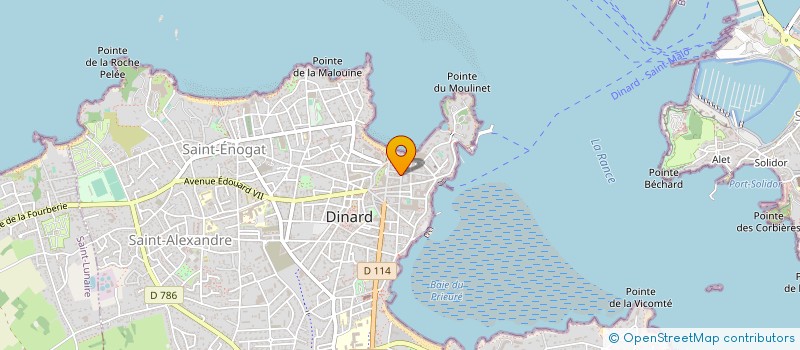 localisation de l'entreprise CLEO à DINARD