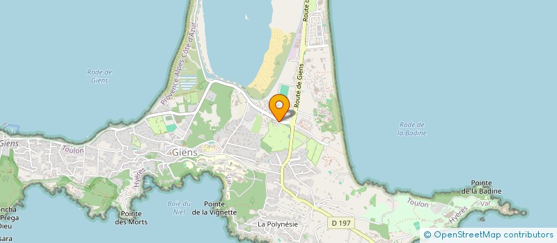 localisation de l'entreprise CLEO à HYERES