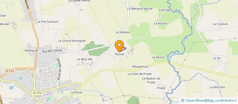 localisation de l'entreprise CLEO  GUER