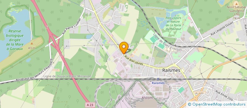 localisation de l'entreprise CLEO  RAISMES