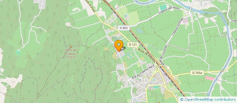 localisation de l'entreprise CLEO - CMA à BAGNOLS-SUR-CEZE