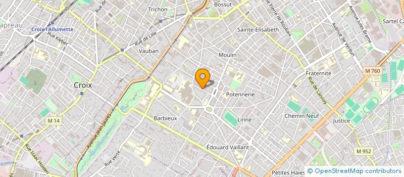 localisation de l'entreprise CLEO ET MARIE  ROUBAIX