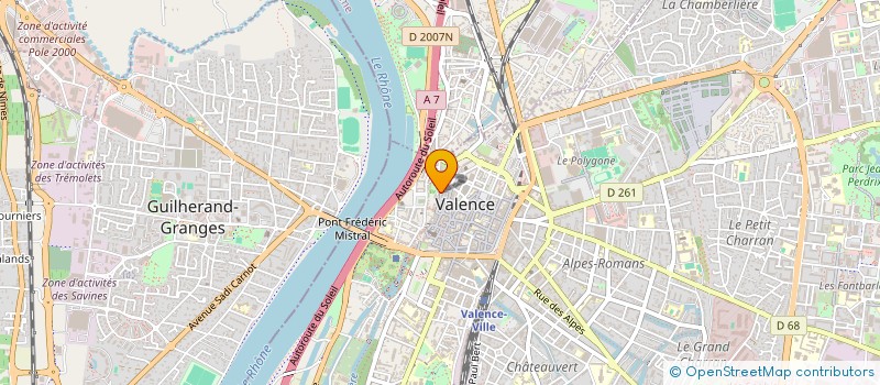 localisation de l'entreprise CLEO MEDIA à VALENCE