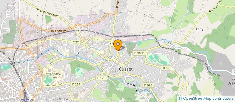 localisation de l'entreprise CLEO PARTICIPATIONS à CUSSET