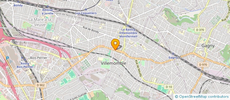 localisation de l'entreprise CLEO TRAVEL GUIDE  VILLEMOMBLE