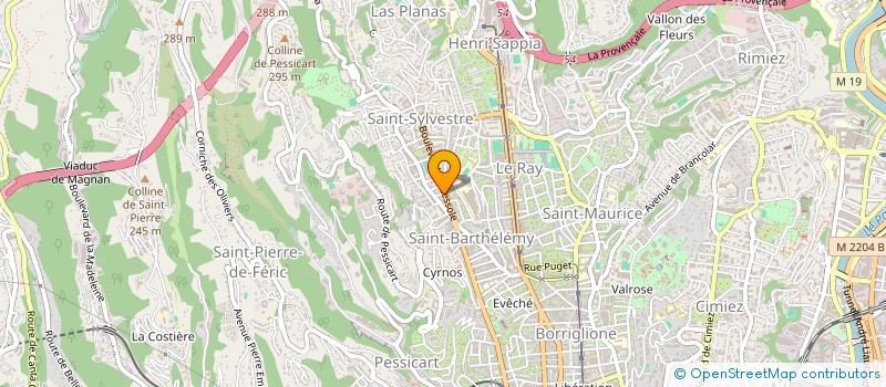 localisation de l'entreprise CLEO VALENTE  NICE