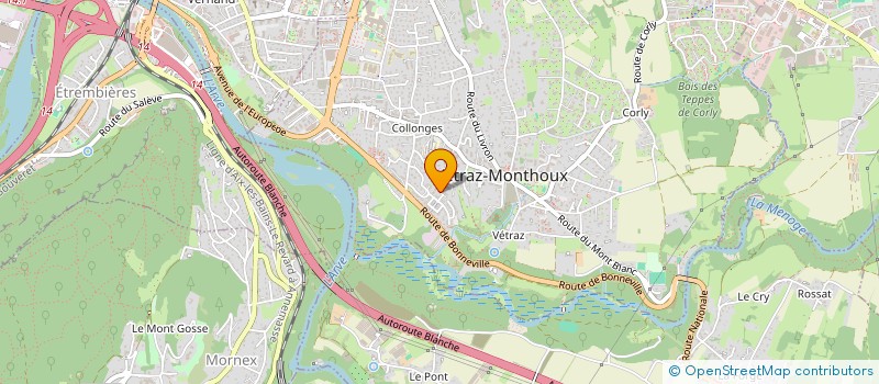 localisation de l'entreprise CLEOFA à VETRAZ-MONTHOUX