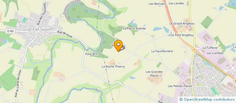 localisation de l'entreprise CLEOLAL à BEAUPREAU-EN-MAUGES