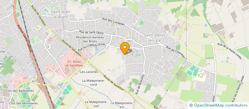localisation de l'entreprise CLEOME à SAINT-DENIS-EN-VAL