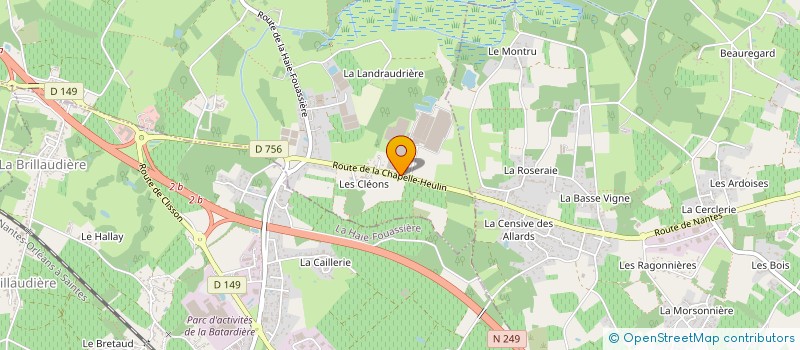 localisation de l'entreprise CLEONS CONDITIONNEMENT à LES SABLES D'OLONNE