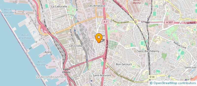 localisation de l'entreprise CLEOPATRA  MARSEILLE