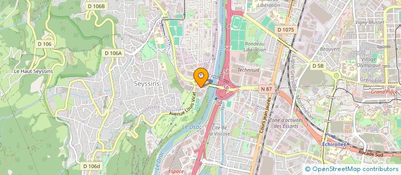 localisation de l'entreprise CLEOPATRE à SEYSSINS