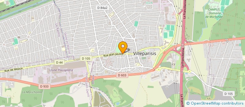 localisation de l'entreprise CLEOPATRE  VILLEPARISIS