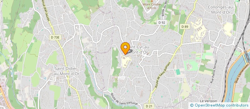 localisation de l'entreprise CLEOPATRE  SAINT-CYR-AU-MONT-D'OR