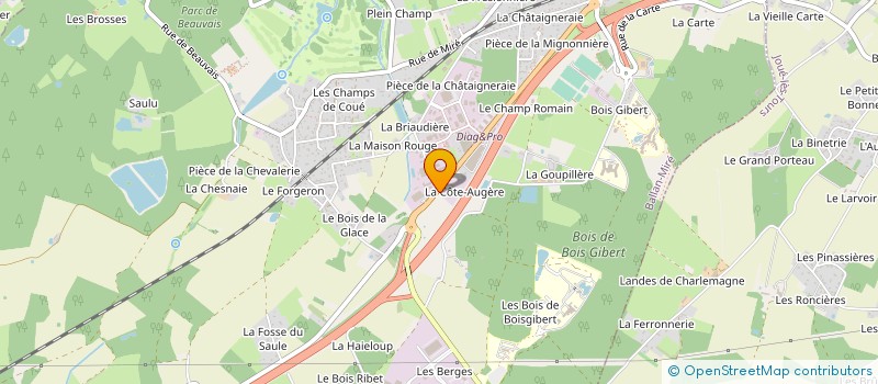 localisation de l'entreprise CLEOPATRE COLLES ET COULEURS à BALLAN-MIRE