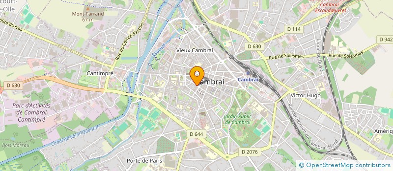 localisation de l'entreprise CLEOPATRE EURL  CAMBRAI