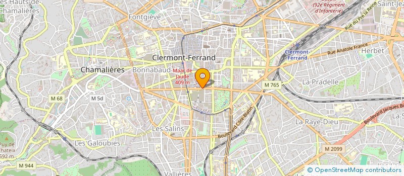 localisation de l'entreprise CLEOPHEE à CLERMONT-FERRAND