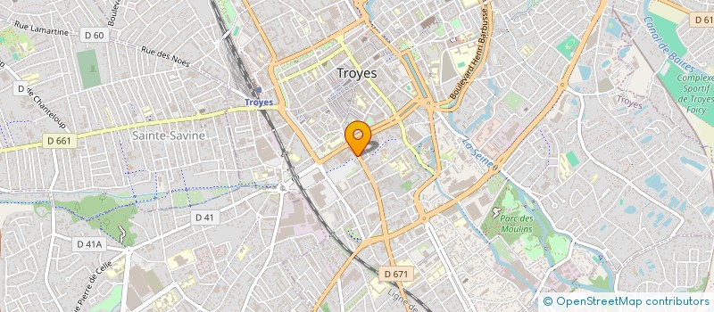 localisation de l'entreprise CLEOTILLE  SAINTE-SAVINE