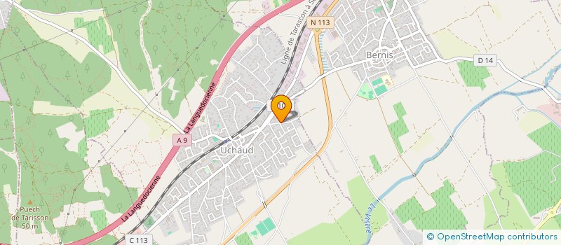 localisation de l'entreprise CLEOVA  UCHAUD