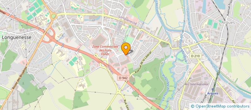 localisation de l'entreprise CLEOVIC à ARQUES