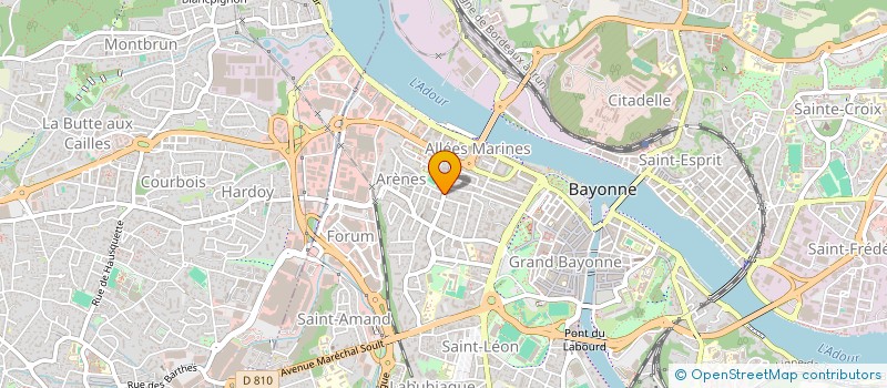 localisation de l'entreprise CLEP à BAYONNE