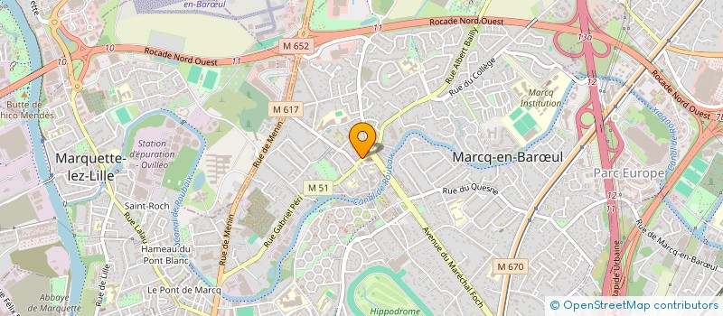 localisation de l'entreprise CLEPHI  MARCQ-EN-BARUL