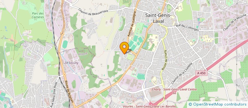 localisation de l'entreprise CLEPHILA  SAINT-GENIS-LAVAL