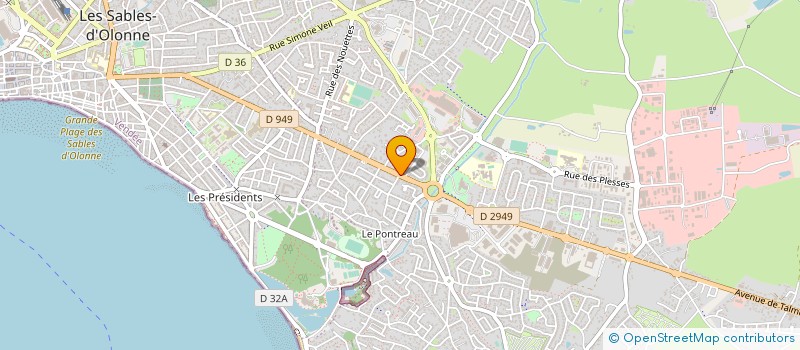 localisation de l'entreprise CLEPI à LES SABLES D'OLONNE