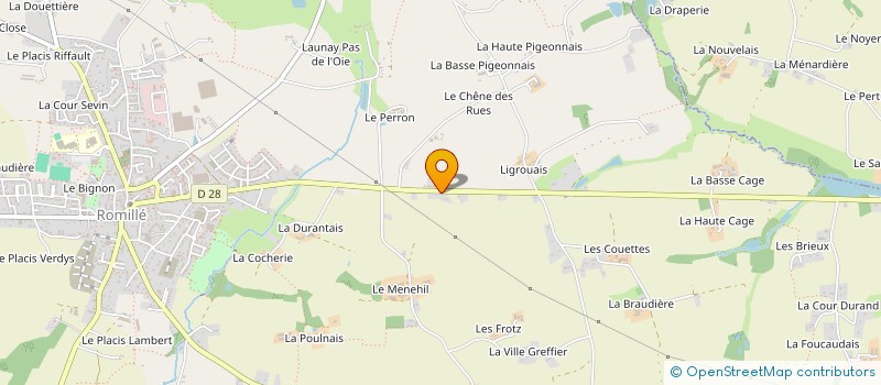 localisation de l'entreprise CLEPIERRE  ROMILLE