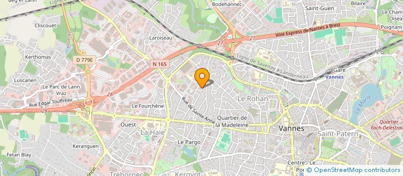 localisation de l'entreprise CLEPSYDRE  VANNES