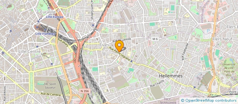 localisation de l'entreprise CLEPSYDRE SARL à LILLE