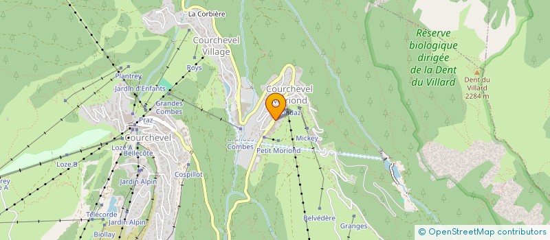 localisation de l'entreprise CLERA à COURCHEVEL