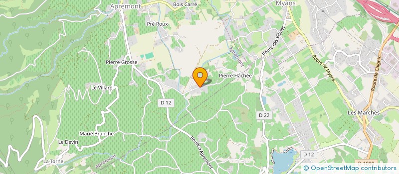 localisation de l'entreprise CLERACIER  APREMONT