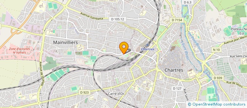 localisation de l'entreprise CLERADIS à MAINVILLIERS