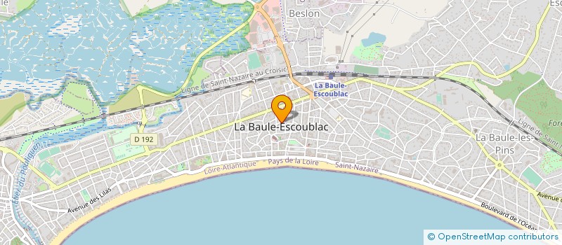 localisation de l'entreprise CLERAULT à LA BAULE-ESCOUBLAC