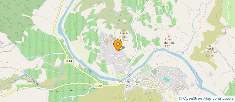 localisation de l'entreprise CLERC à CESSENON-SUR-ORB