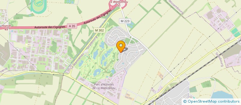 localisation de l'entreprise CLERC  LA WANTZENAU