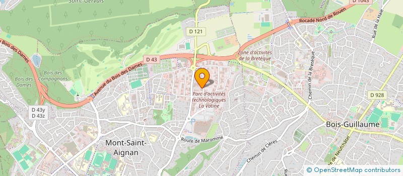 localisation de l'entreprise CLERC CONSEIL  MONT-SAINT-AIGNAN