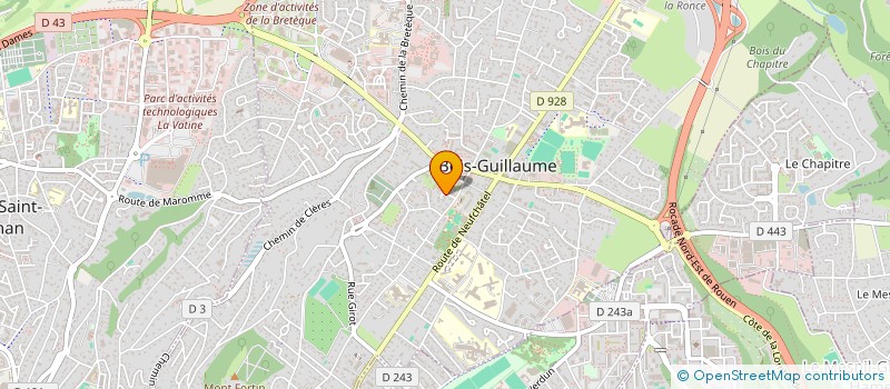 localisation de l'entreprise CLERC IMMO à BOIS-GUILLAUME