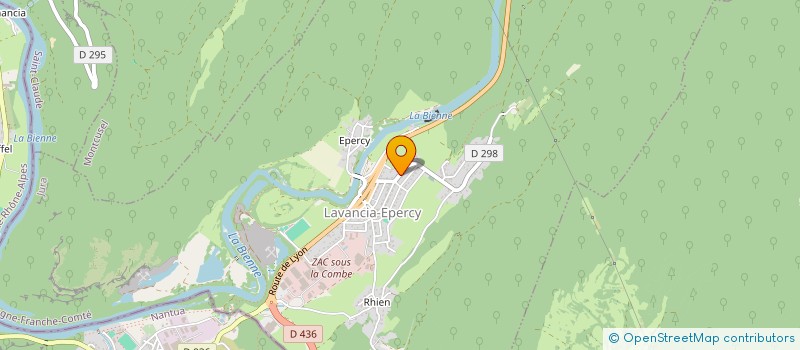 localisation de l'entreprise CLERC IMMOBILIER à LAVANCIA-EPERCY
