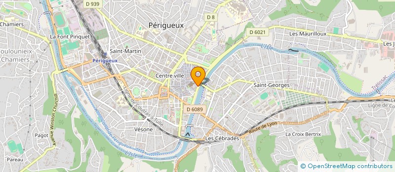 localisation de l'entreprise CLERC LES ARENES à PERIGUEUX