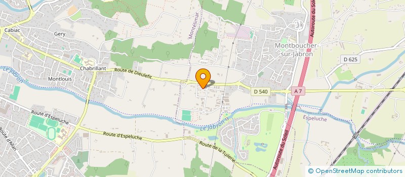localisation de l'entreprise CLERC & NET à MONTBOUCHER-SUR-JABRON
