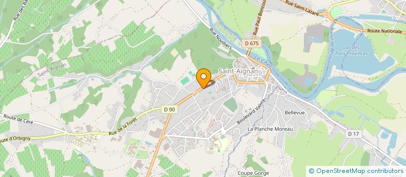 localisation de l'entreprise CLERC PMK à SAINT-AIGNAN