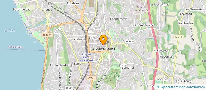 localisation de l'entreprise CLERC RENAUD SOCOMAIX à AIX-LES-BAINS