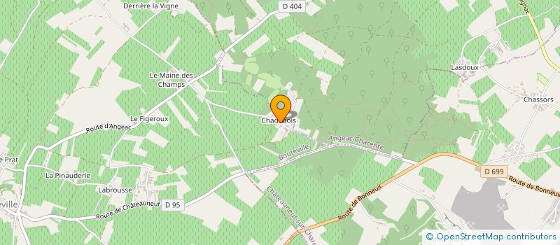 localisation de l'entreprise CLERC.TH à CHATEAUNEUF-SUR-CHARENTE